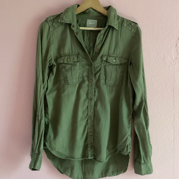 ANTHROPOLOGIE MAEVE AVEIRO SAFARI TOP - Picture 15 of 16